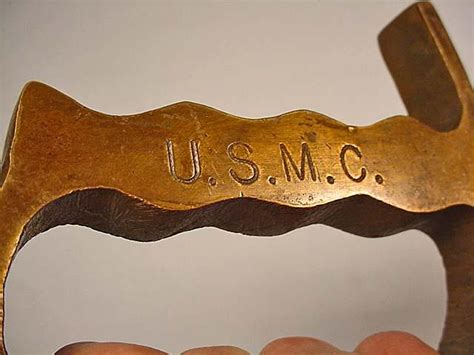 Ww2 Usmc Marine Corps Australian Made Brass Knuckl