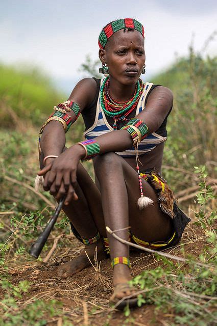 Hamer Girl Near Turmi Omo Valley Ethiopia African People African Beauty African Women