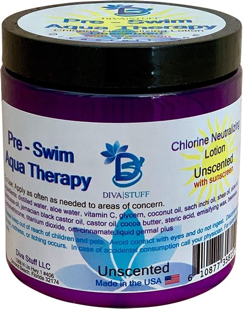 Pre Swim Aqua Therapy Chlorine Neutralizing Lotion With Sunscreen