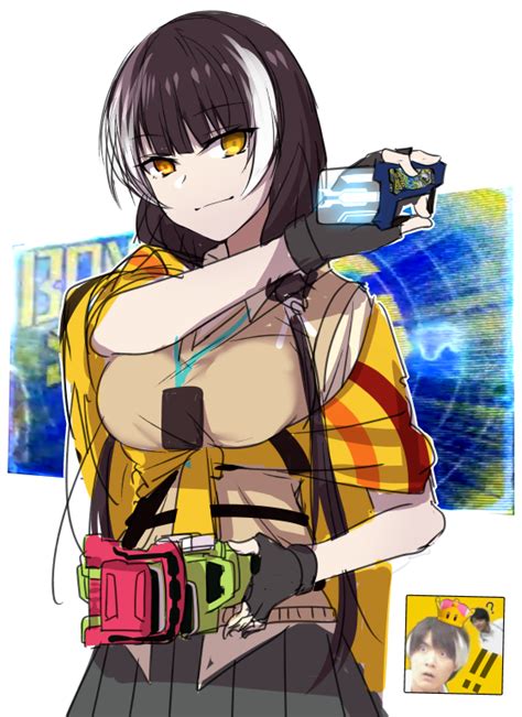 Ro635 Kamen Rider Ex Aid Houjou Emu And Hanaya Taiga Girls Frontline And 4 More Drawn By