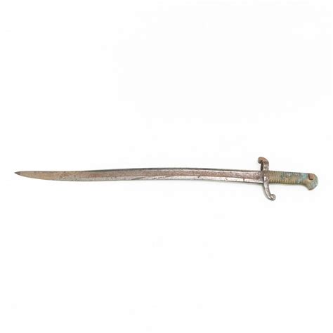At Auction Pre Civil War French M1842 Yataghan Sword Bayonet