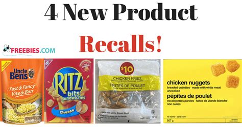 There Are 4 New Food Recalls On Chicken Fries No Name Chicken Nuggets