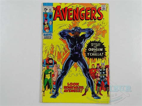 Lot 566 Avengers 87 1971 Marvel Uk Cover