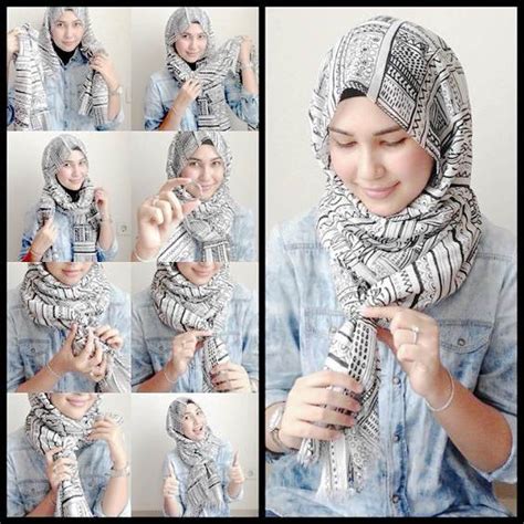 Tutorial Hijab Pashmina Simple Jaman Sekarang Ragam Muslim
