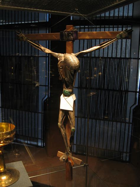 Mainz Cathedral Germany Crucifixion Sculpture By Salvador Dali 154