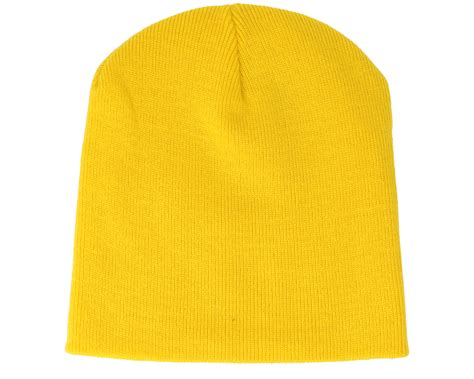 Original Pull On Yellow Beanie Beanie Basic Beanies Uk