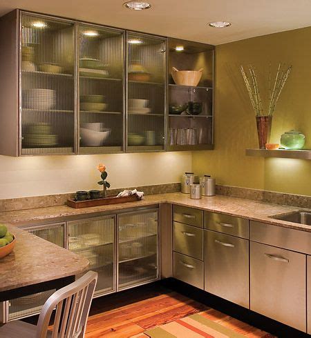 Stainless steel has resistant to water and heat. Viking discontinues St. Charles steel kitchen cabinet ...