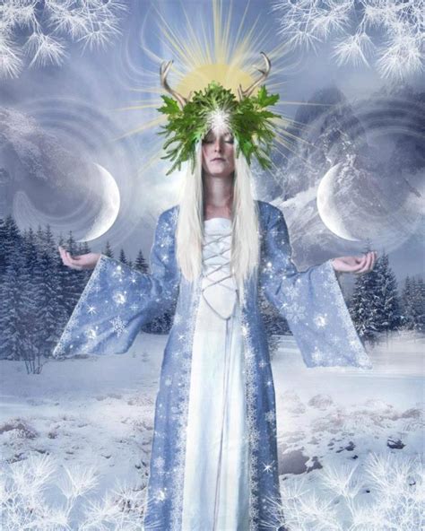 snow goddess solstice hiver yule solstice
