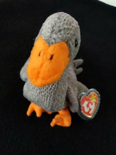 Ty Beanie Baby Honks The Goose Very Rare Tag Poem Error Free