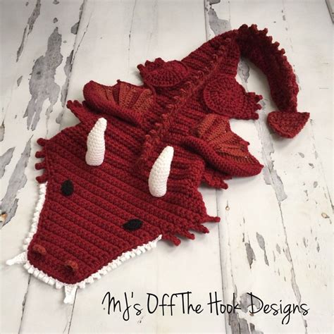 Dragon Blanket Mjs Off The Hook Designs Crochet For Beginners