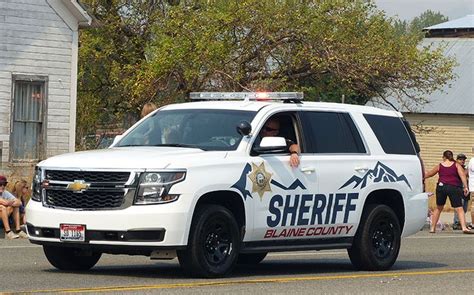 Blaine County Sheriff 2015 Chevy Tahoe Police Cars Sheriff Blaine