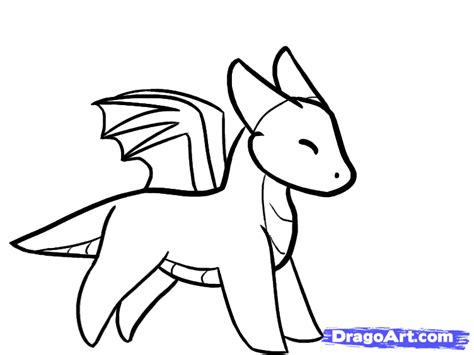 Drawing Easy Cute Adorable Dragon ~ Pict Art