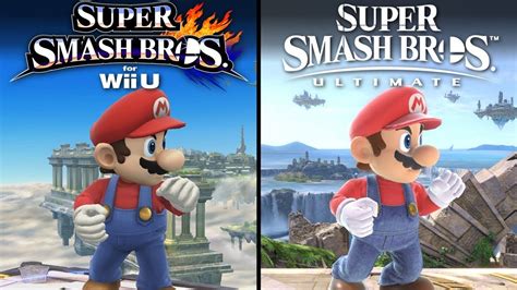 Super Smash Ultimate Vs Super Smash Wiiu Direct Comparison Youtube