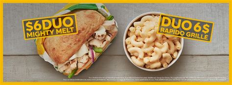 Subway Canada New Mac And Cheese Canadian Freebies Coupons Deals Bargains Flyers Contests