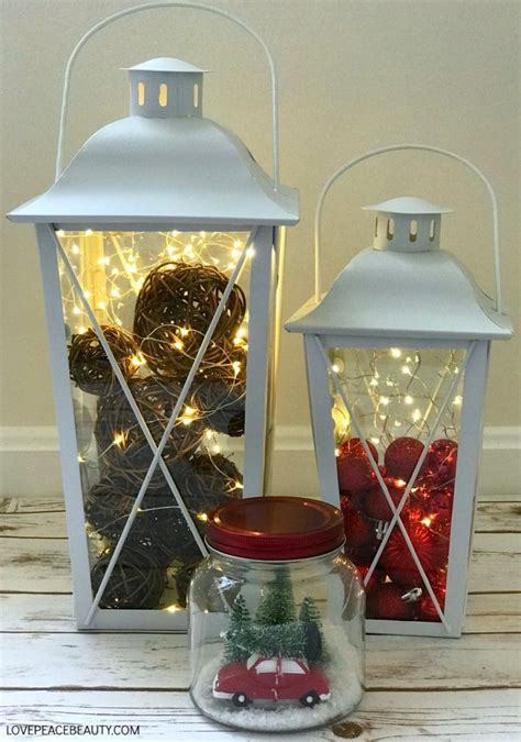 Beautiful DIY Christmas Lanterns How To Make Christmas Lanterns