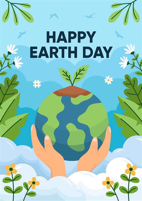 Happy Earth Day Celebration Poster Design Happy Earth Earth Drawings