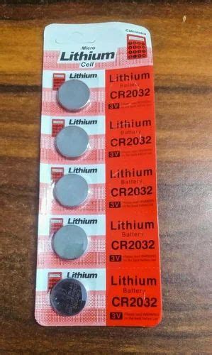 3 Volt Cmos Battery Cr 2032 Operating Temperature Normal Round At Rs