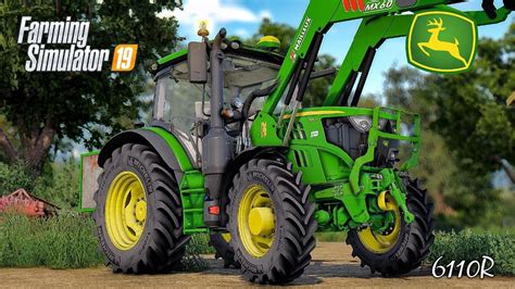 John Deere 6r 6105 6130 Серия V10 Fs19 Farming Simulator 22 мод