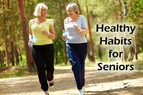 healthy habits for seniors dot com women