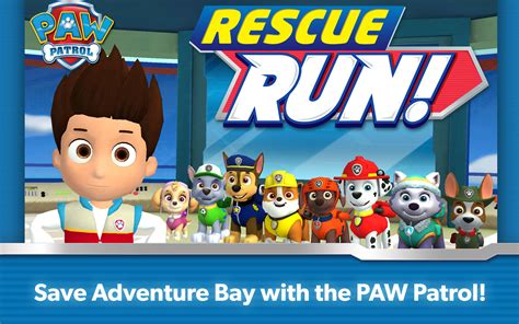 Paw Patrol Rescue Runappstore For Android