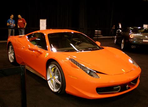 She likes red and sport cars, so the first thing i thoung of was and. Ferrari 458 Italia | ...In a very unique orange :) | Mona Creta | Flickr