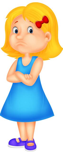 Angry Girl Cartoon Stock Illustration Download Image Now Istock
