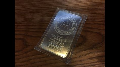 10 Oz Royal Canadian Mint Rcm Silver Bars Unboxing Youtube