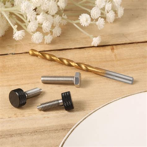 Set Stainless Steel Handle Sliver Spring Plunger Hand Retractable Home Ebay