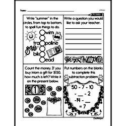 Check spelling or type a new query. First Grade Money Math Worksheets - Money Word Problems | edHelper.com