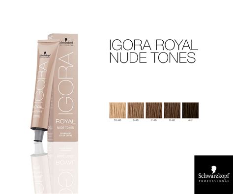 Schwarzkopf Professional Igora Royal Permanent Color Creme Nude Tones