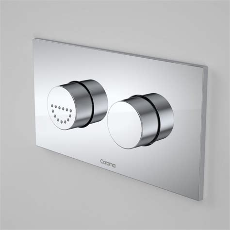Caroma Invisi Series Ii Care Dual Flush Plate And Raised Buttons