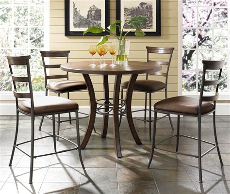 Cameron 5 Piece Round Counter Height Dining Set By Hillsdale Dining