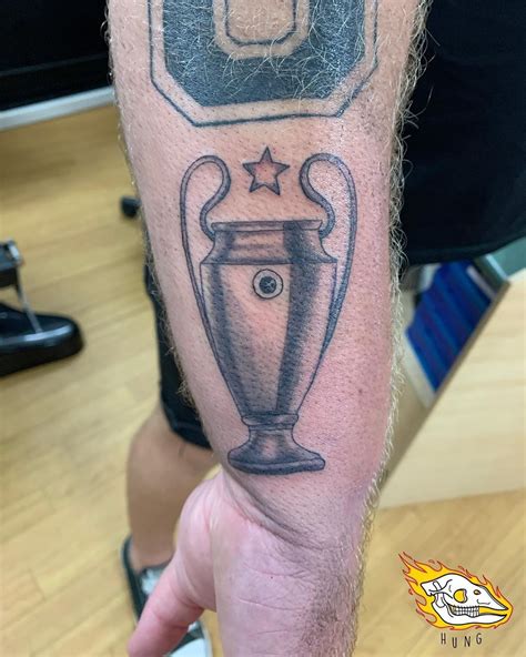 Champions League Trophy Tattoo Football Champions League Trophy