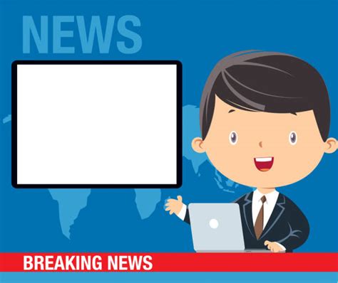 Kid News Anchor Illustrations Royalty Free Vector Graphics And Clip Art