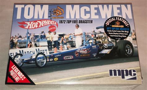 Mpc Tom Mongoose Mcewen Hot Wheels 1972 Dragster Model Kit Mpc855 For