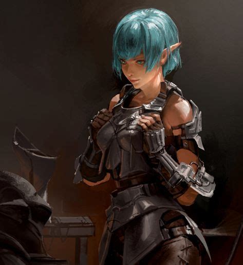 7 Blue Hair Elf Ideas Fantasy Girl Fantasy Women Fantasy Characters