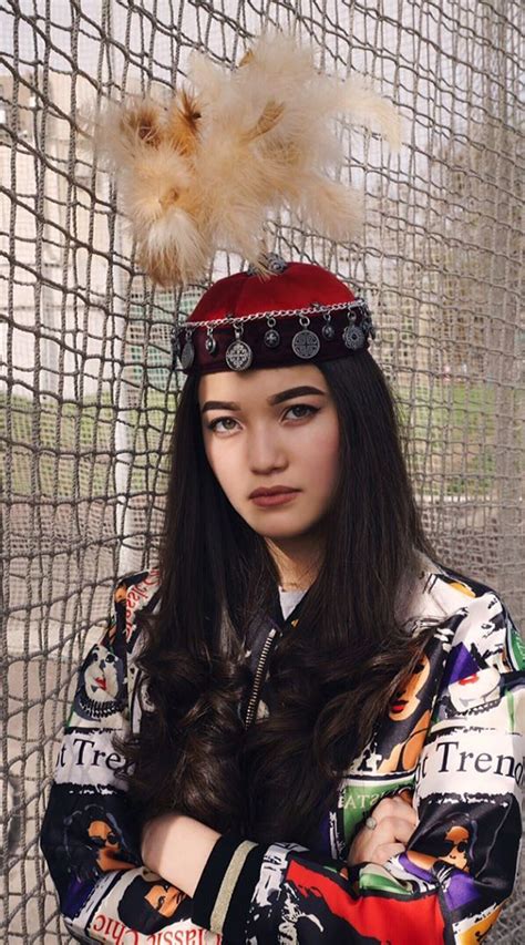 Kazakh Traditional Headdress Kazakhstan Persona