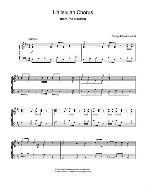 George Frideric Handel Hallelujah Chorus From The Messiah Sheet Music Pdf Notes Chords