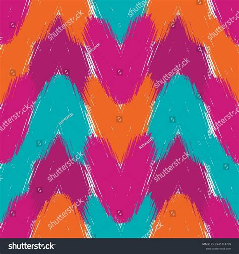Seamless Knitting Vector Pattern Fabric Texture Stock Vector Royalty