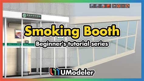 3d Modeling In Unity Full Making Of How To Model A Smoking Booth In