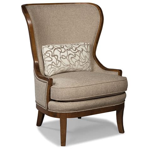 Fairfield Chairs 5192 01 Contemporary Wing Chair With Nailhead Trim Upper Room Home