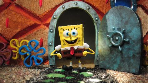 Duck Handles Stop Motion For Spongebobs 10th Anniversary