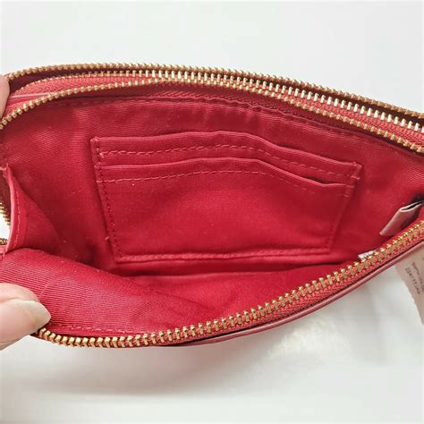 Double Zip Around Wristlet Wallet