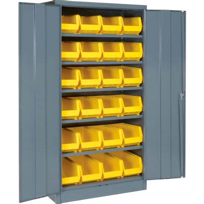 Global Industrial™ Locking Storage Cabinet 36x18x72, 24 YL  