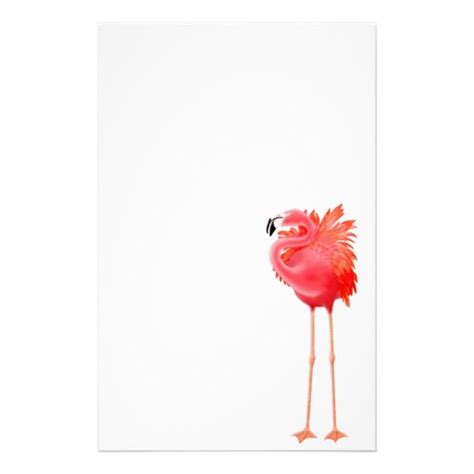 Tropical Pink Flamingo Stationery Zazzle