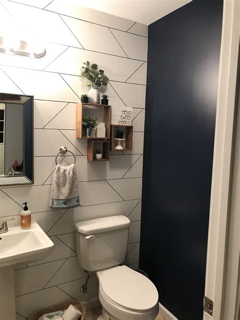 30 Half Bath Wall Ideas