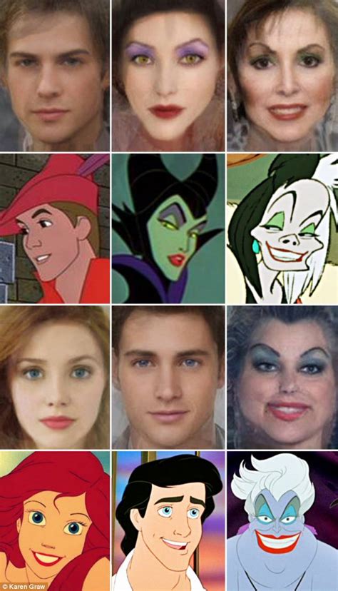 what disney characters look like in real life artist transforms famous cartoon faces into