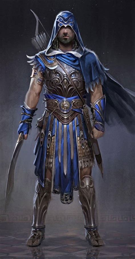 Blue Armor Concept Art Assassin S Creed Odyssey Art Gallery