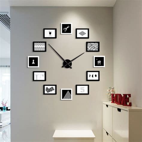 Diy Photo Wall Clock Kit Tapered Hands Clock Shop Australia