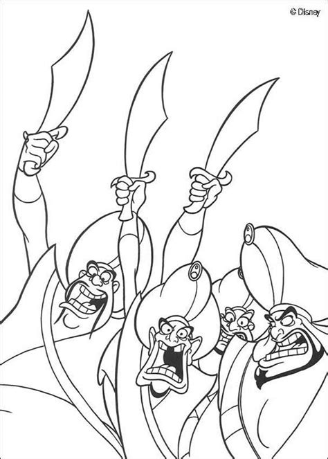 Search through 623,989 free printable colorings. Aladdin coloring pages - Sultan soldiers